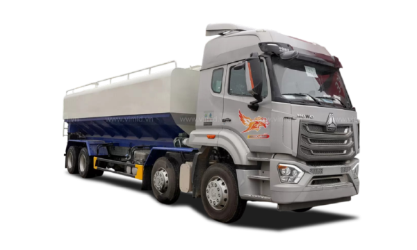 Xe xi téc NX 8x4 chở thức ăn chăn nuôi 26m3