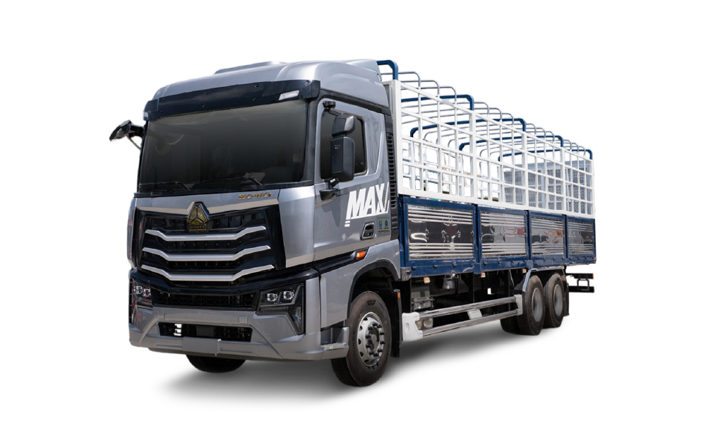 Xe tải Howo MAX 280 6x2 khung mui 9m9