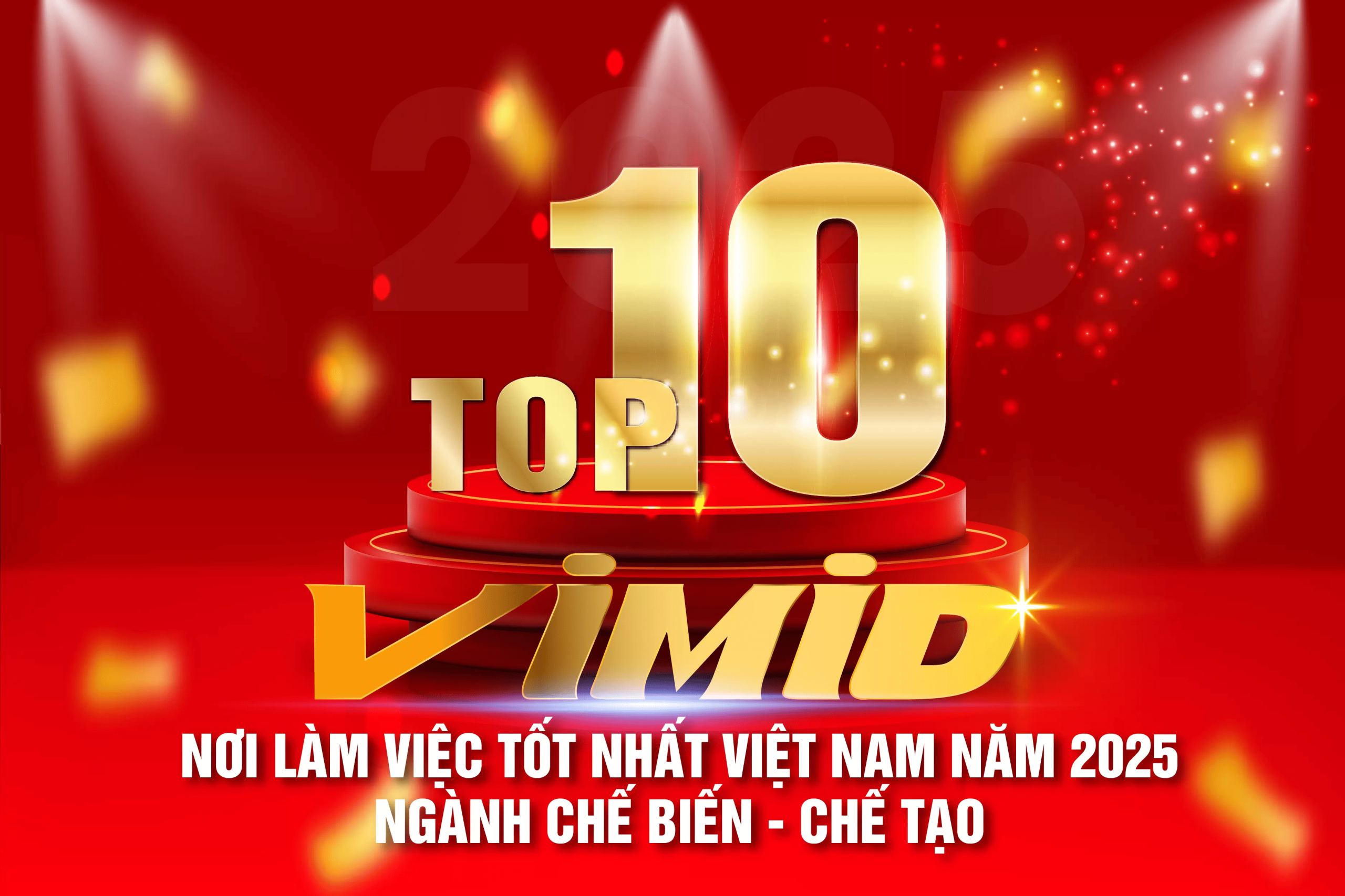 Vimid tự hào được vinh danh TOP 10 nơi làm việc tốt nhất Việt Nam 2025