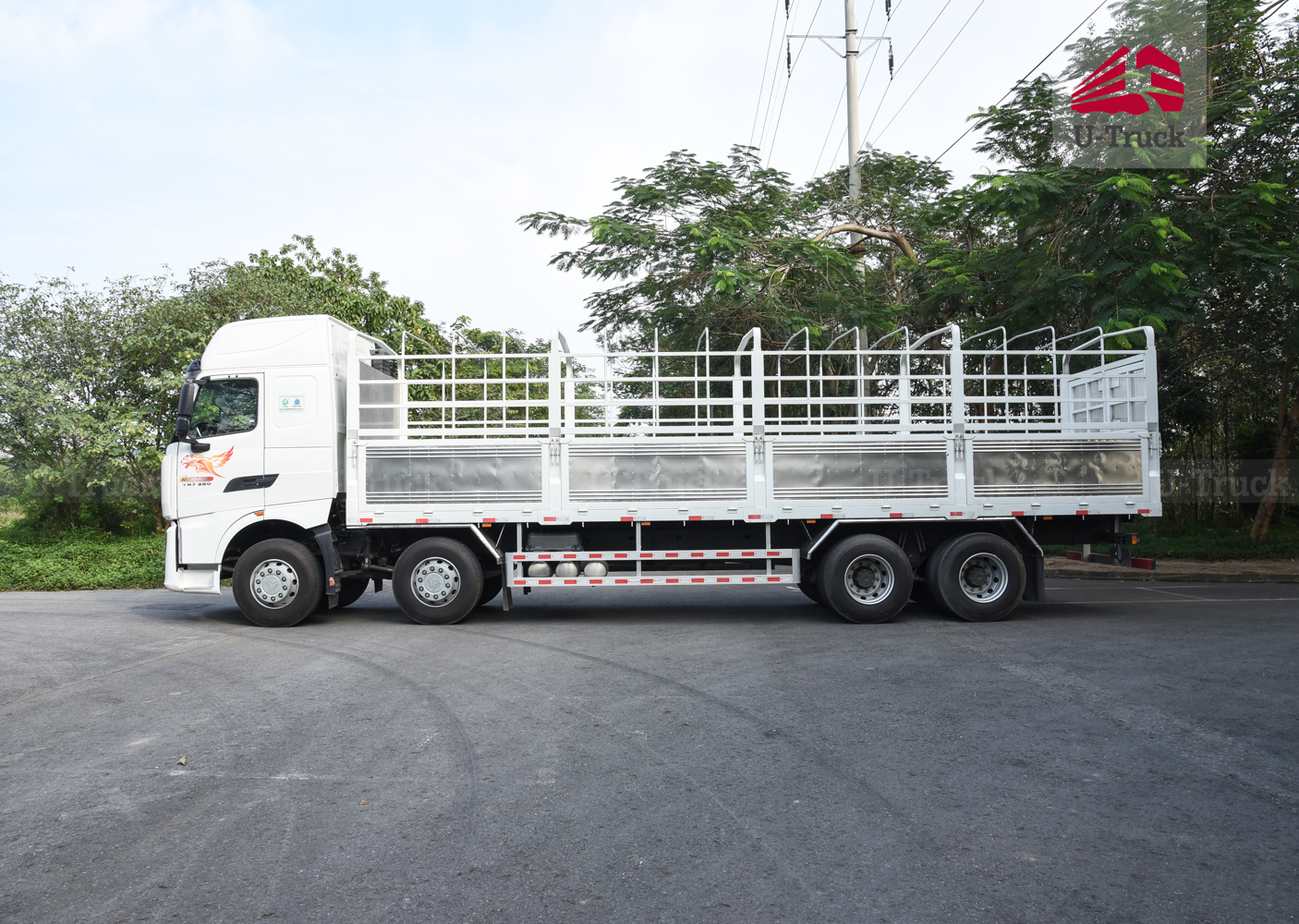 Xe Tải TH7 8×4 Khung Mui Nhập Khẩu 9M7