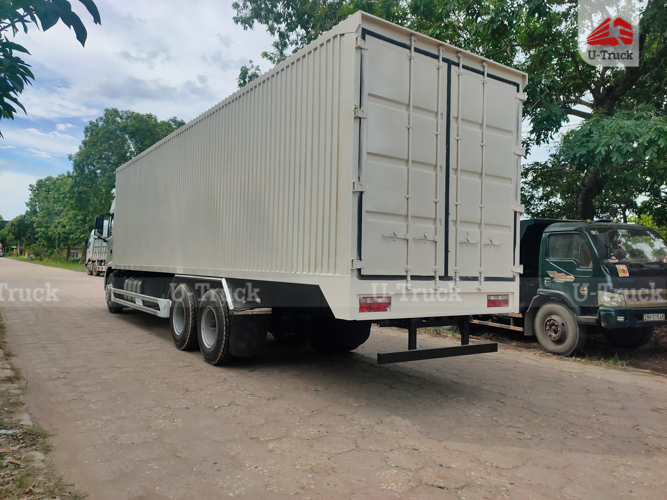 Xe tải JAC A5 6×2 thùng công 3CH 9m8