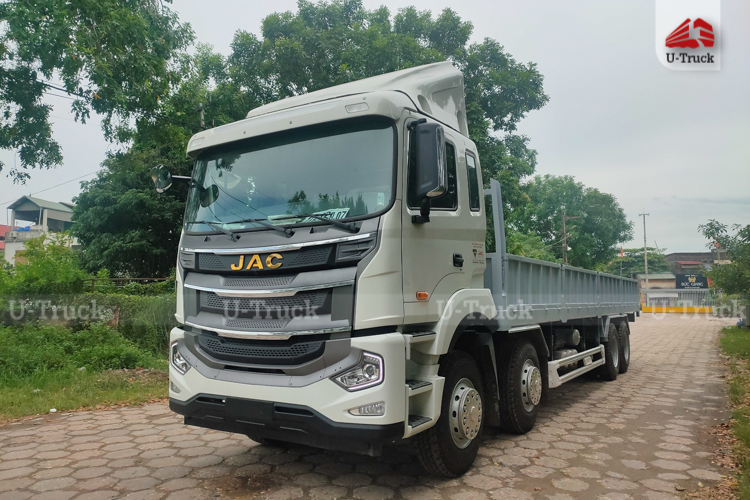 Xe tải JAC A5 8×4 thùng lửng 9m7