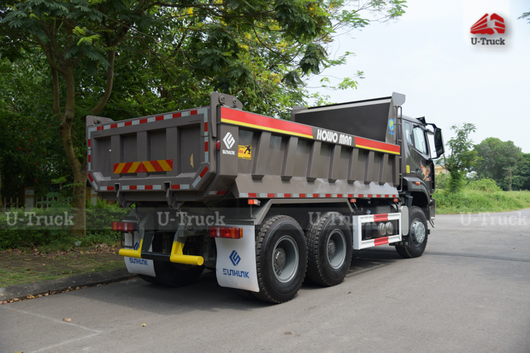 Xe ben HOWO VX350 6×4 thùng đúc