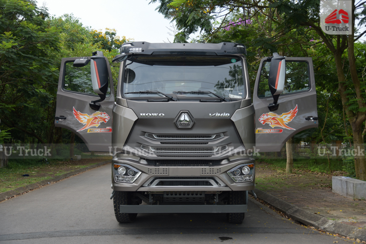 Xe ben HOWO VX350 6×4 thùng đúc