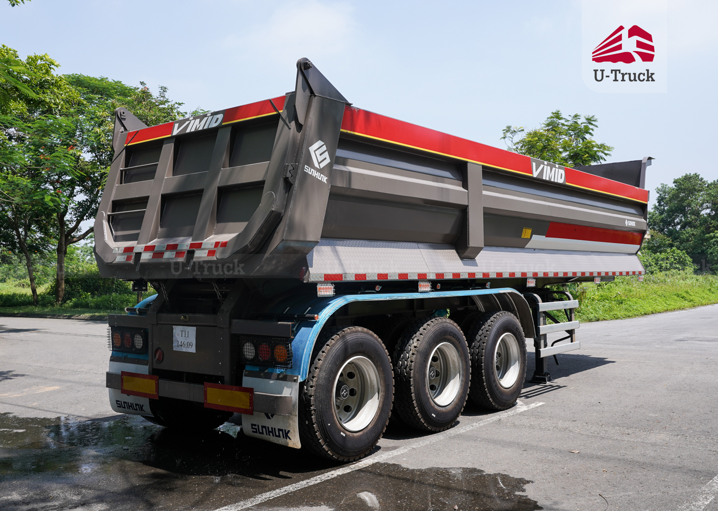 Xe SMRM BEN SUNHUNK thùng đúc 28T4