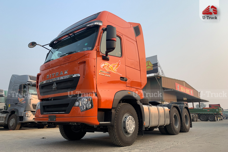 Xe đầu kéo HOWO T7H 440 cầu dầu
