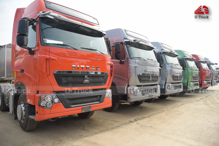 Xe đầu kéo HOWO T7H 440 cầu láp