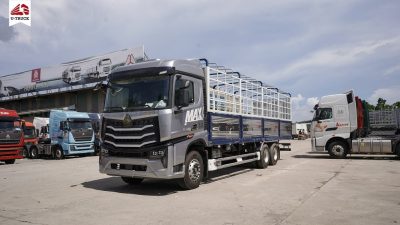 Xe tải thùng Howo 3 chân – Mạnh mẽ, bền bỉ, tối ưu tải trọng