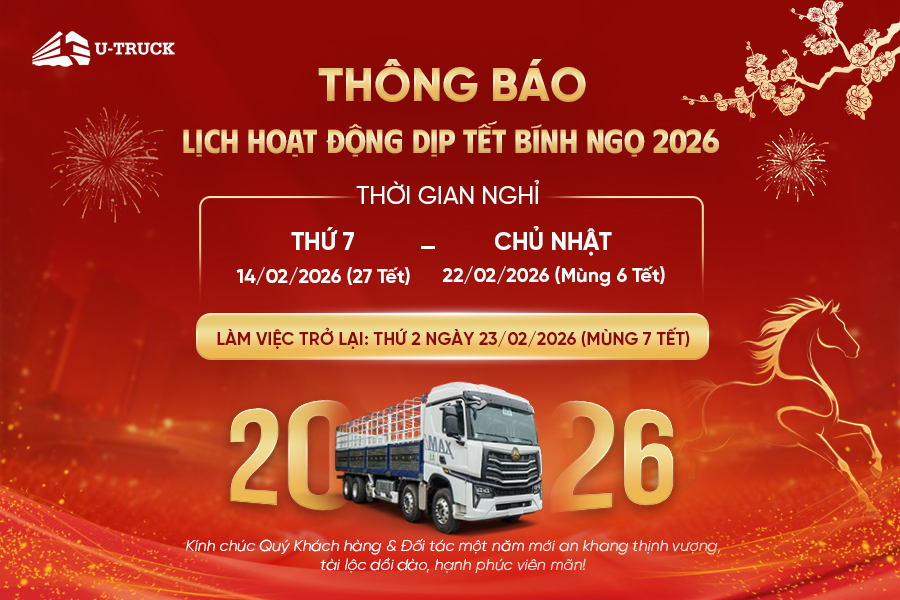 THÔNG BÁO LỊCH HOẠT ĐỘNG DỊP TẾT NGUYÊN ĐÁN BÍNH NGỌ 2026