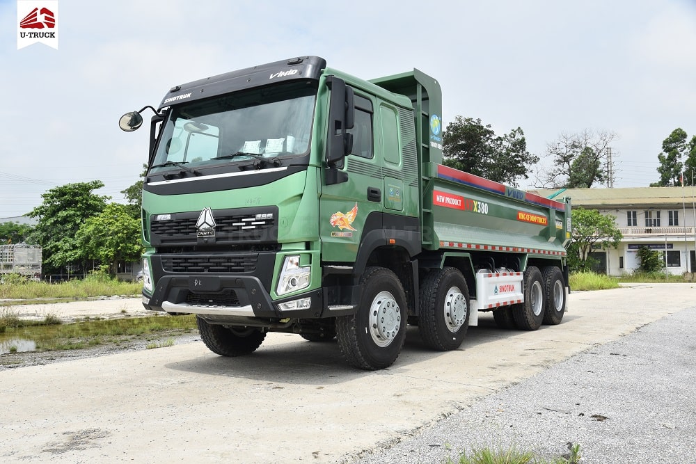 Xe ben V70X 400 8X4 Thùng Đúc - Sự kết hợp đỉnh cao từ 3 ông lớn làng xe tải