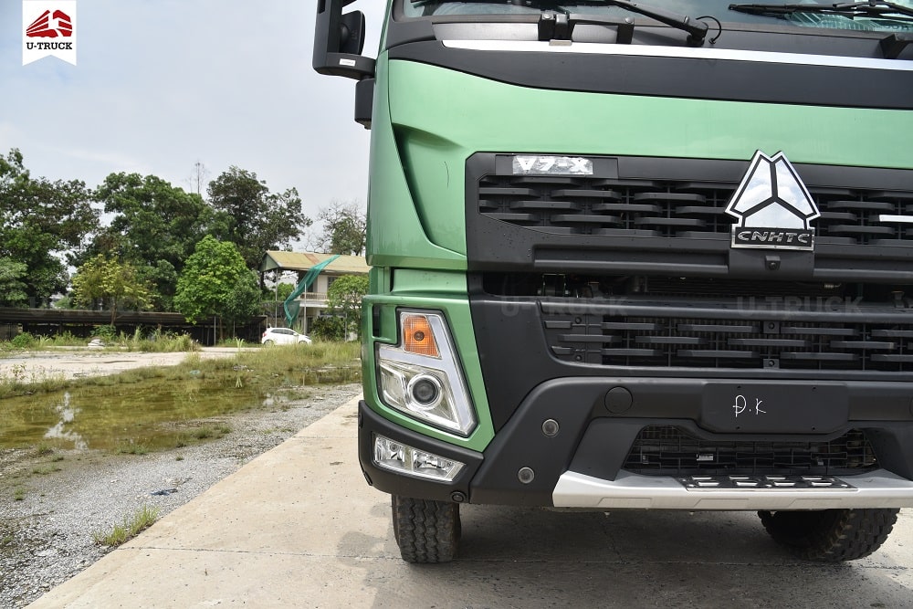Xe ben HOWO V7X 380 8×4 Thùng Đúc