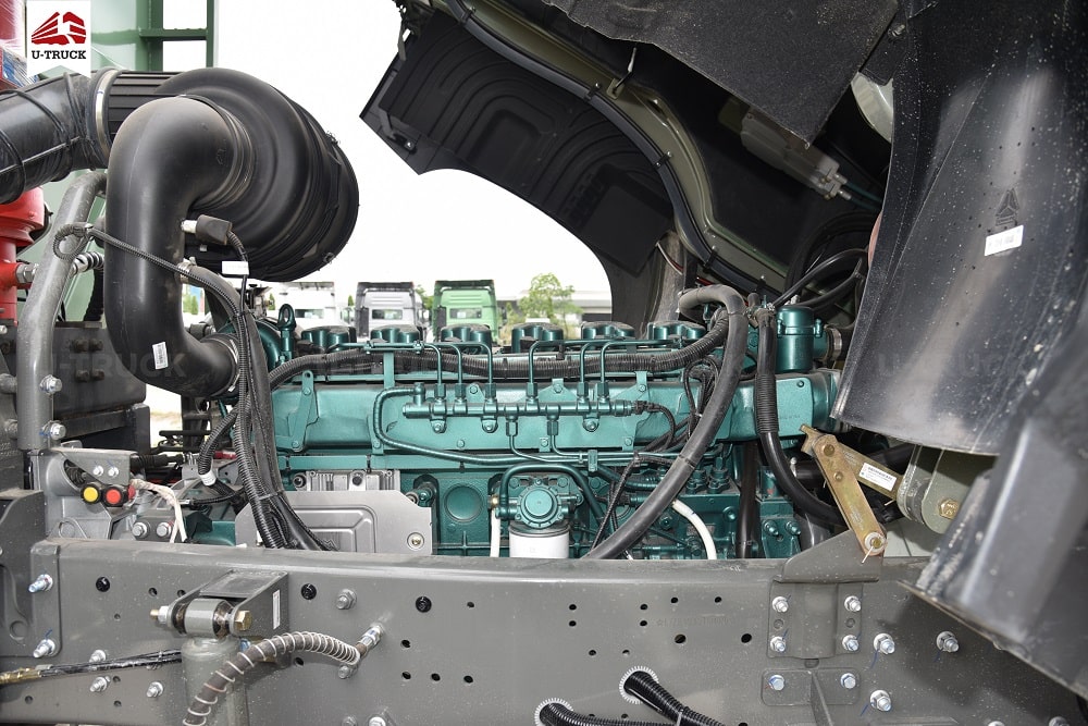 Xe ben HOWO V7X 380 8×4 Thùng Đúc