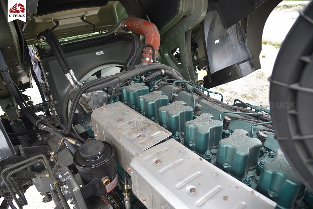 Xe ben HOWO V7X 380 8×4 Thùng Đúc