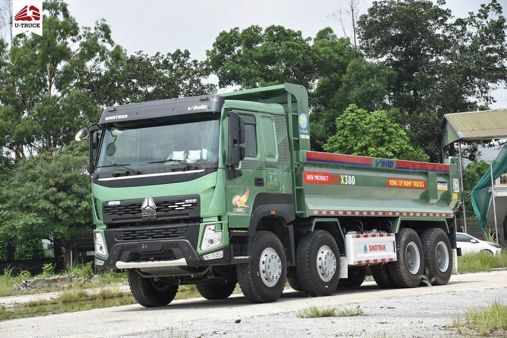 Xe ben V70X 400 8X4 Thùng Đúc - Sự kết hợp đỉnh cao từ 3 ông lớn làng xe tải