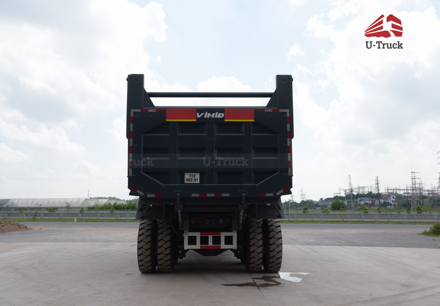 Xe ben mỏ HW7D 371 6X4 thùng đúc