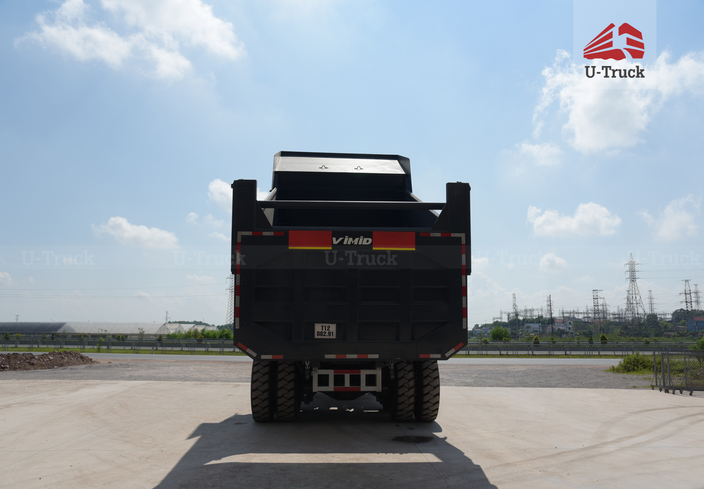 Xe ben mỏ HW7D 371 6X4 thùng đúc