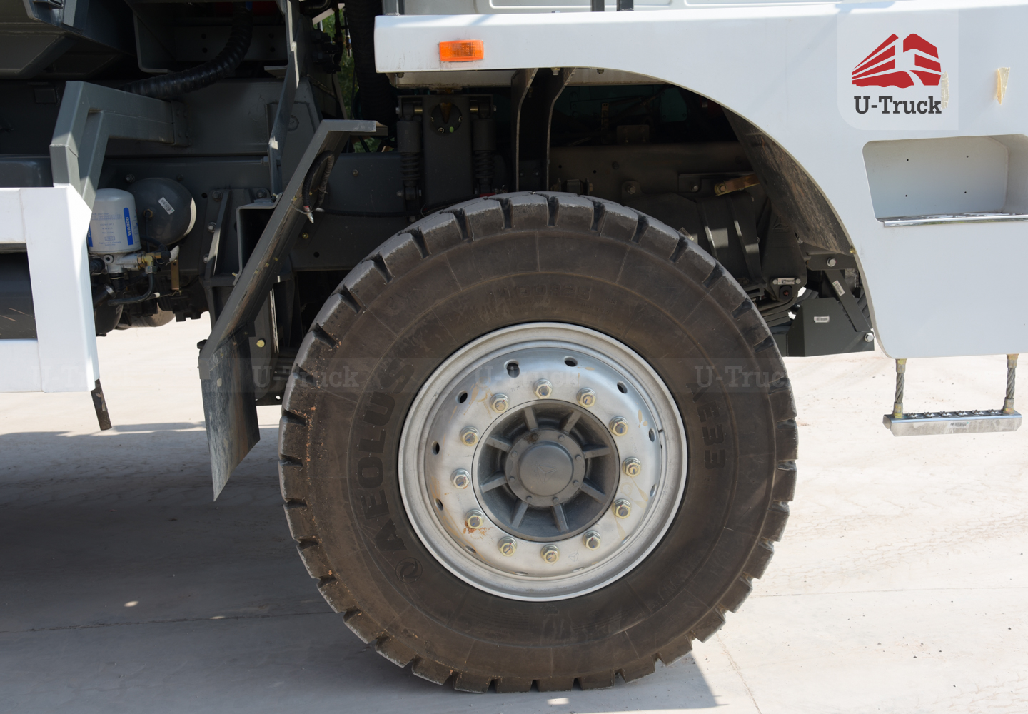 Xe ben mỏ HW7D 371 6X4 thùng đúc