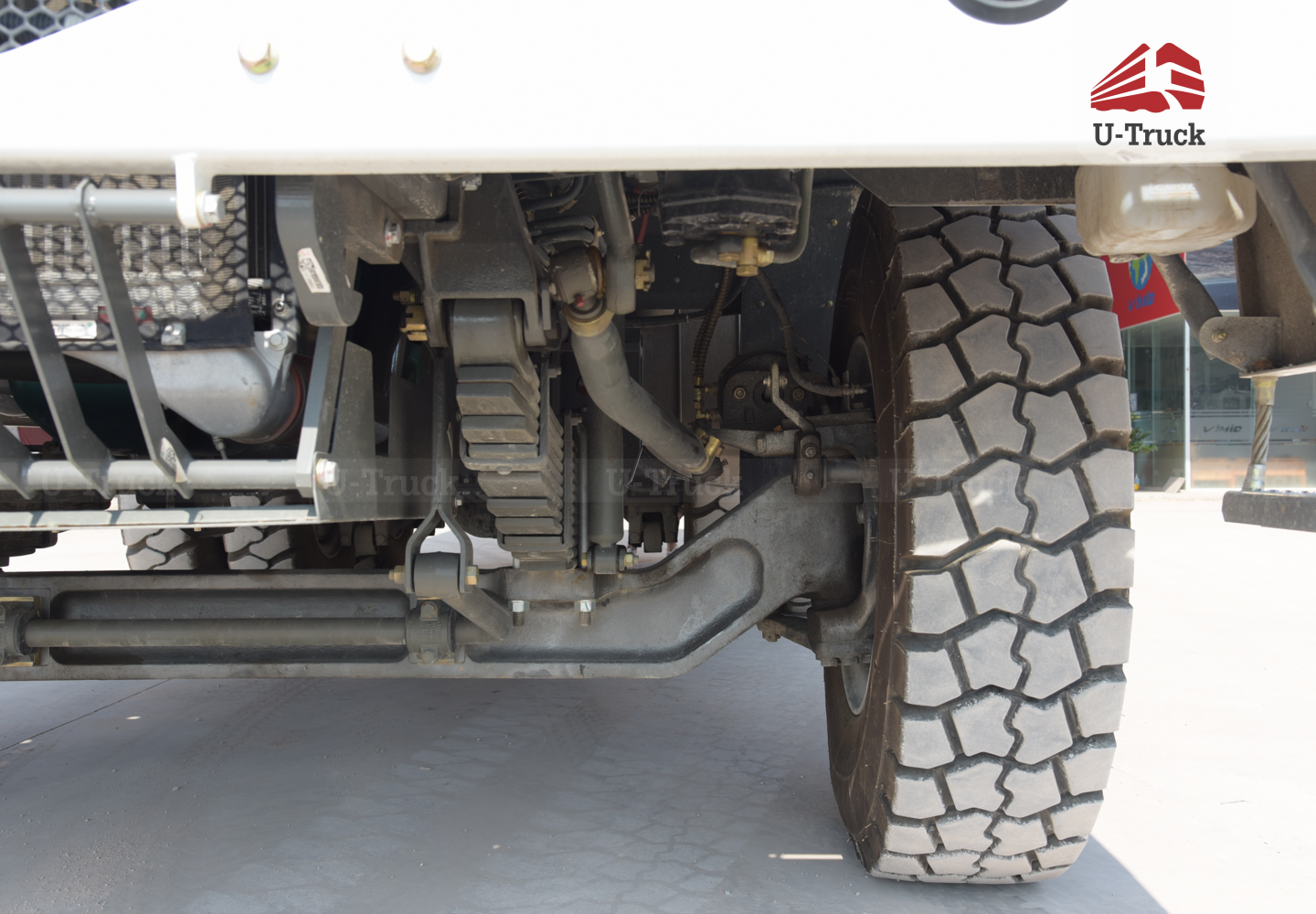 Xe ben mỏ HW7D 371 6X4 thùng đúc