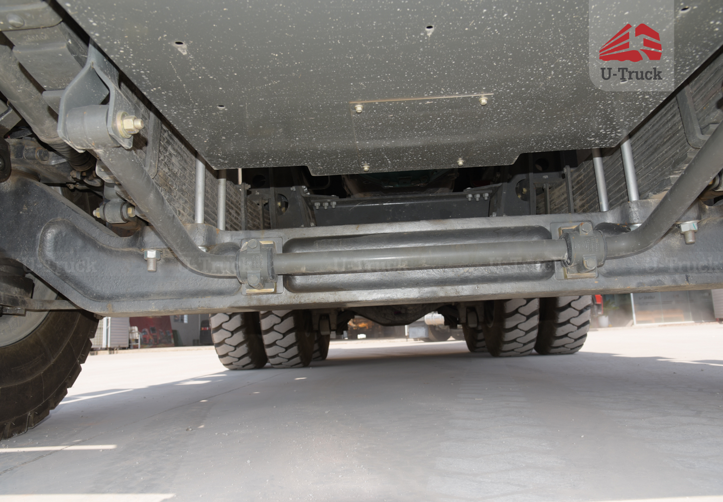 Xe ben mỏ HW7D 371 6X4 thùng đúc