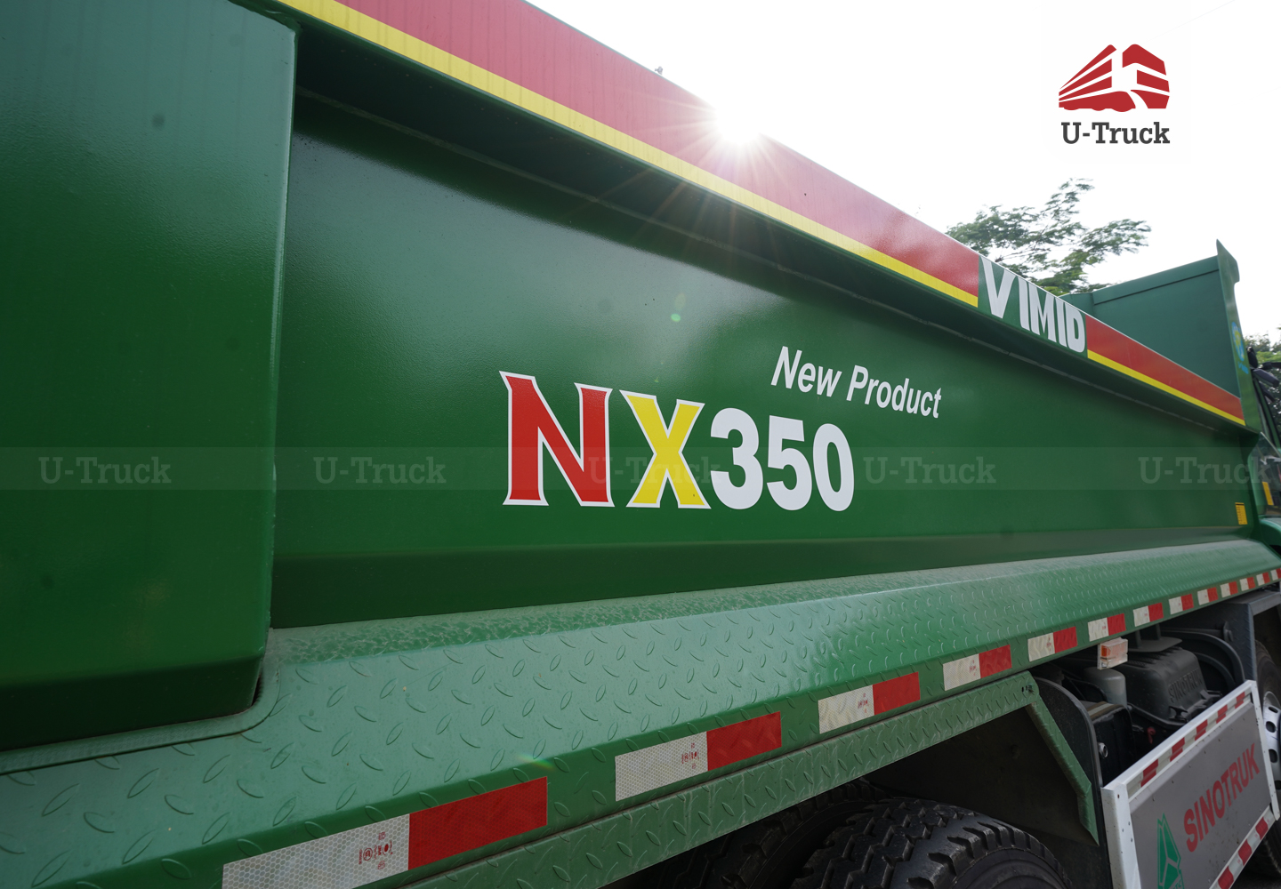 Xe ben HOWO NX 350 8×4 thùng đúc