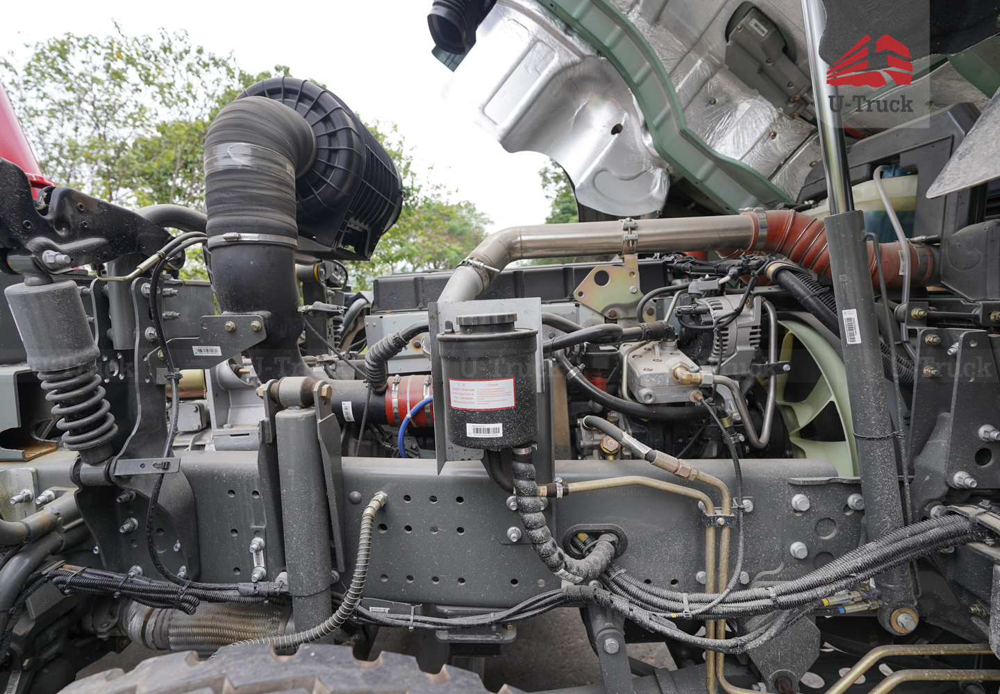 Xe ben HOWO NX 350 8×4 thùng đúc