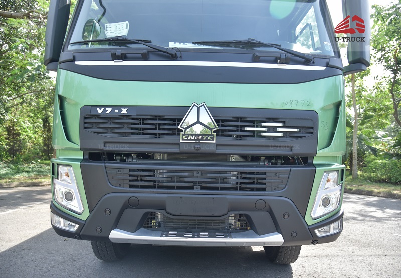Xe ben HOWO V7X 350 8×4 Thùng Đúc