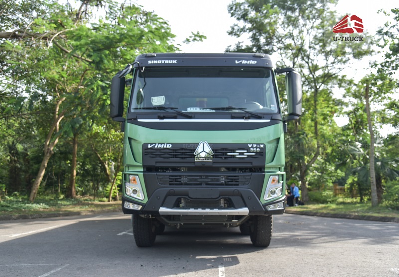 Xe ben HOWO V7X 350 8×4 Thùng Đúc