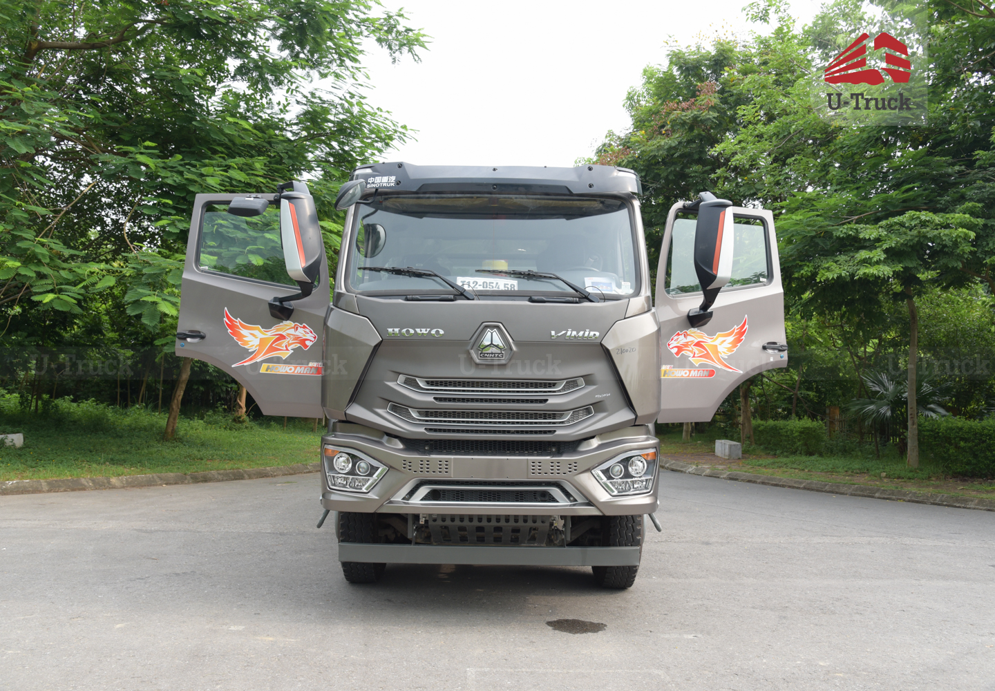 Xe ben HOWO MAN VX400 8×4 thùng đúc