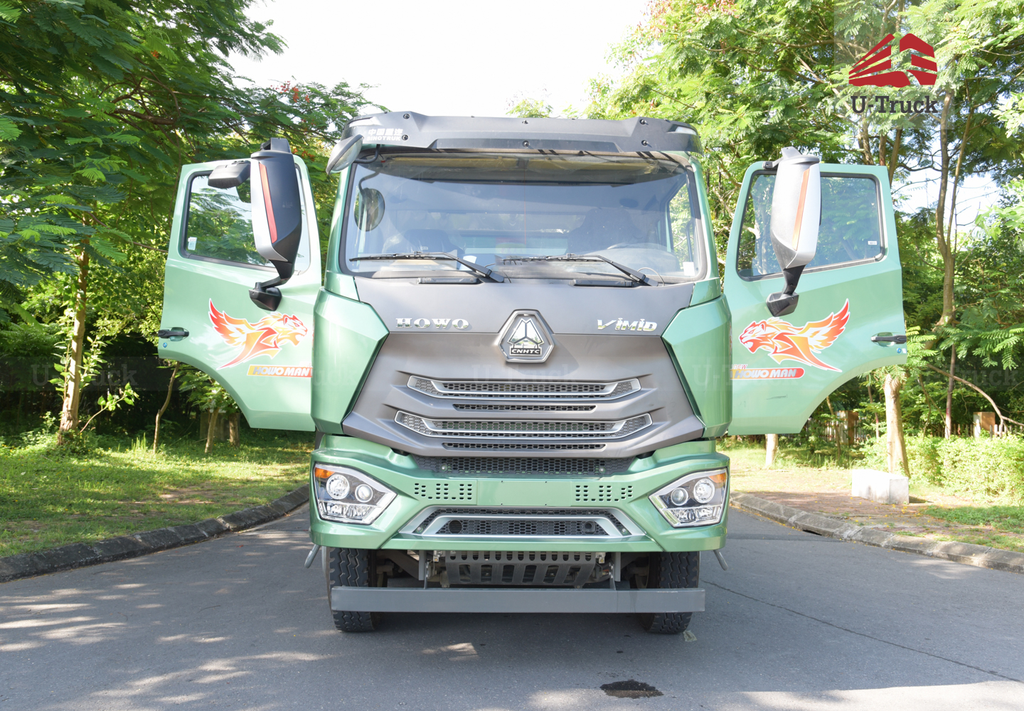 Xe ben HOWO VX400 8×4 thùng vuông