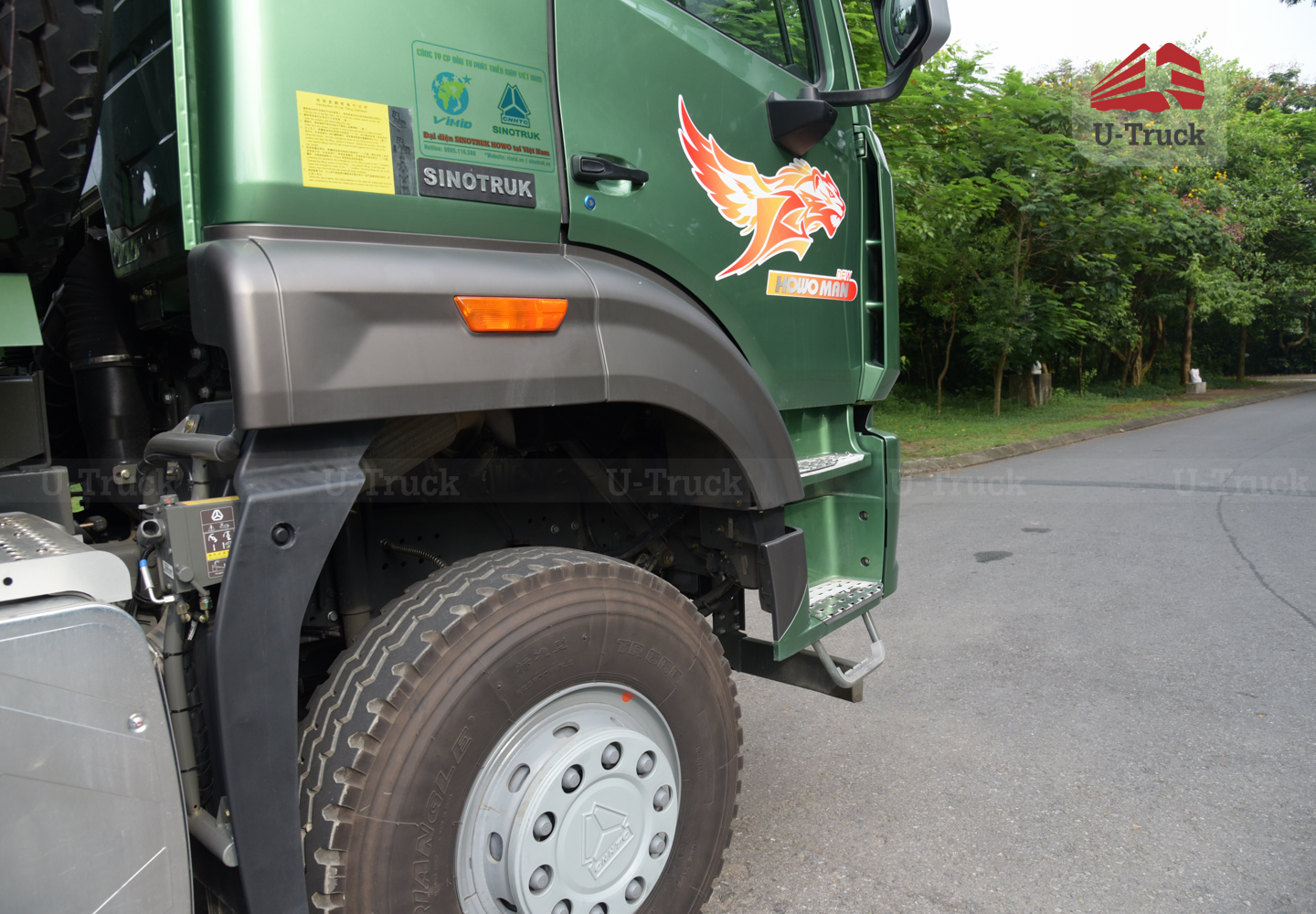 Xe ben HOWO VX400 8×4 thùng vuông