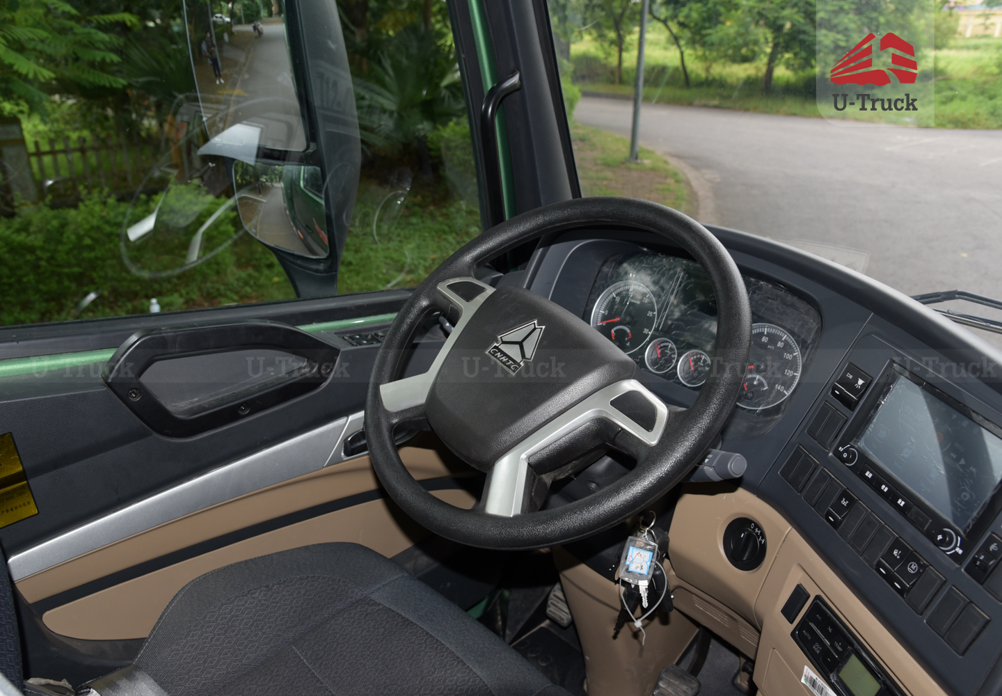 Xe ben HOWO VX400 8×4 thùng vuông