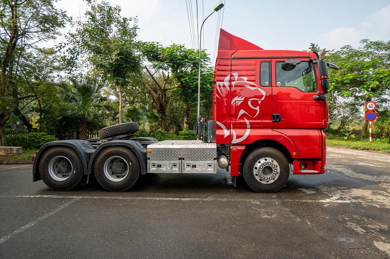 Ngoại quan xe đầu kéo điện Sitrak G7X EV