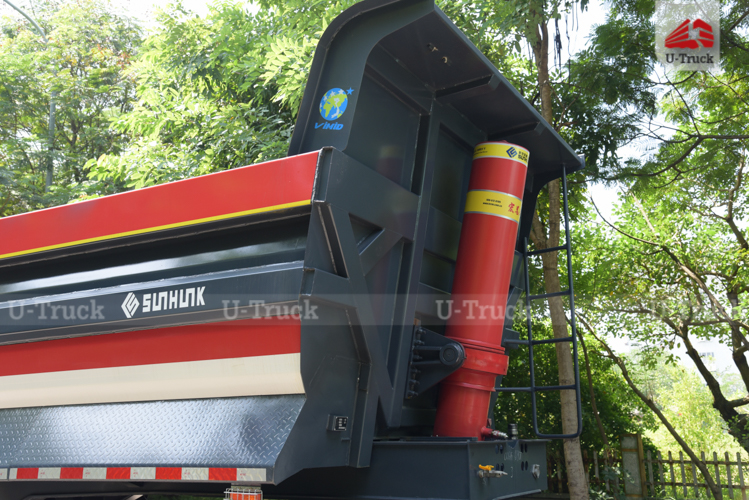 Xe SMRM ben Sunhunk Thùng đúc Tháp 202-5 12.00R20 Xác nhẹ