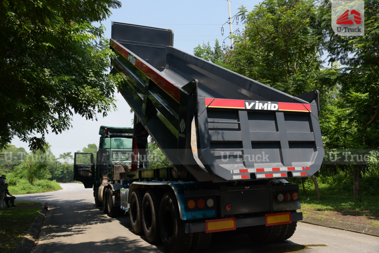 Xe SMRM ben Sunhunk Thùng đúc Tháp 202-5 12.00R20 Xác nhẹ