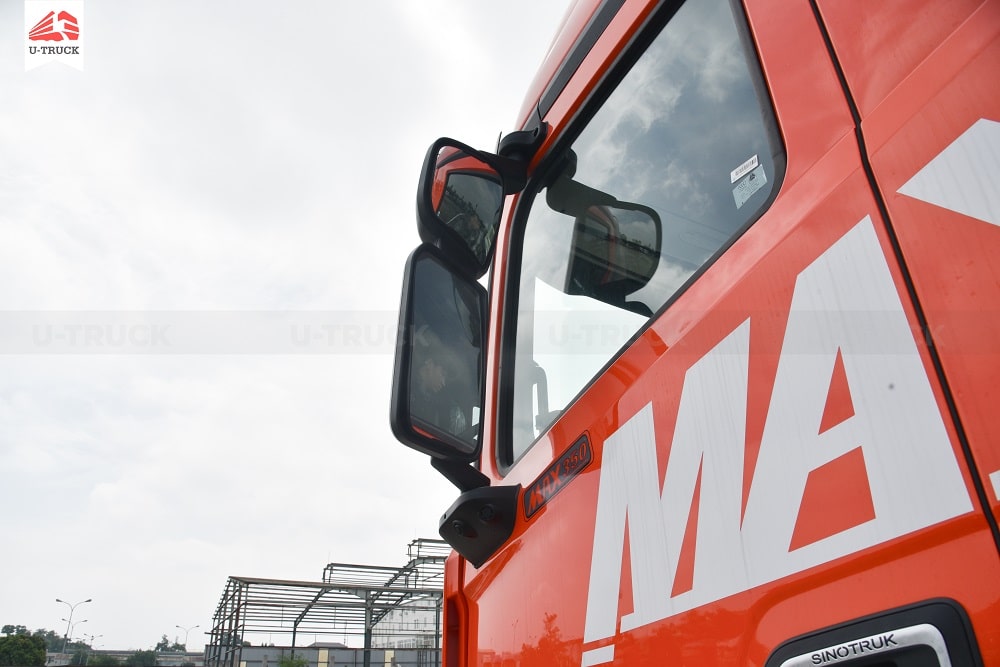 Xe Tải HOWO MAX 350 8X4 Khung mui Nhập Khẩu 9M7