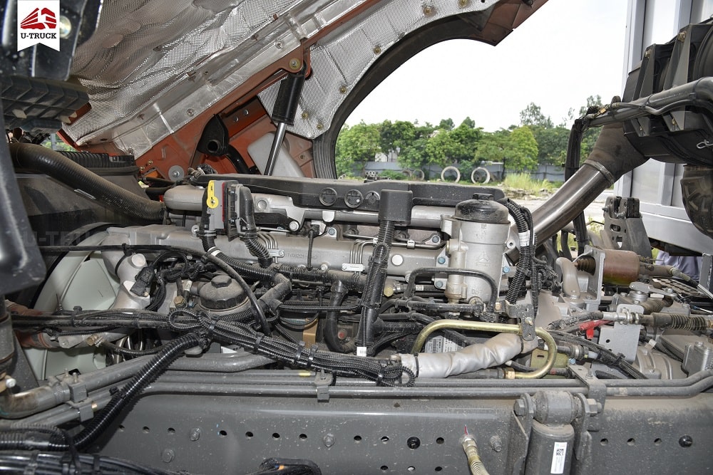 Xe Tải HOWO MAX 350 8X4 Khung mui Nhập Khẩu 9M7