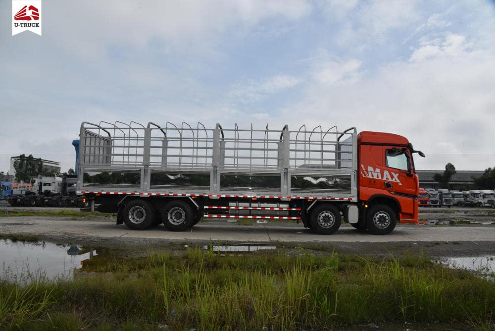 Xe Tải HOWO MAX 350 8X4 Khung mui Nhập Khẩu 9M7