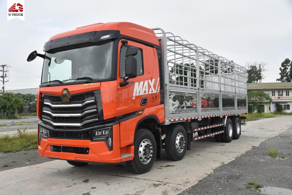 Xe Tải HOWO MAX 350 8X4 Khung mui Nhập Khẩu 9M7