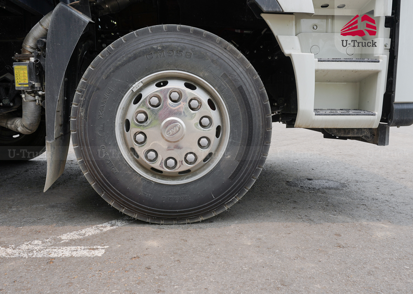 Xe tải JAC A5 10×4 thùng khung mui Nhập Khẩu 9M7