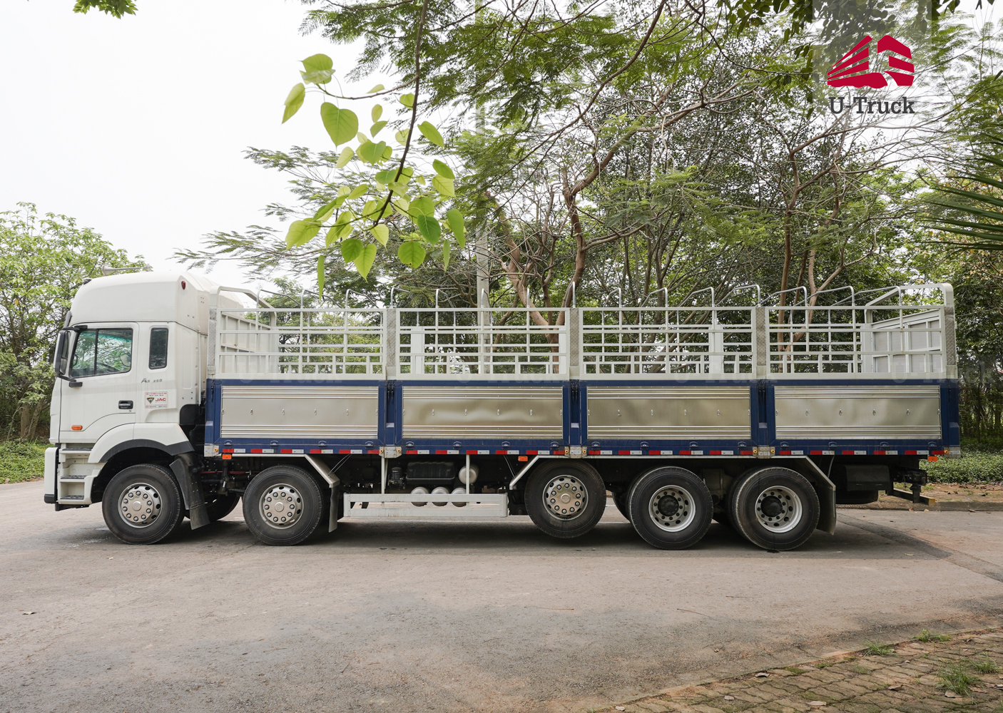 Xe tải JAC A5 10×4 thùng khung mui Nhập Khẩu 9M7