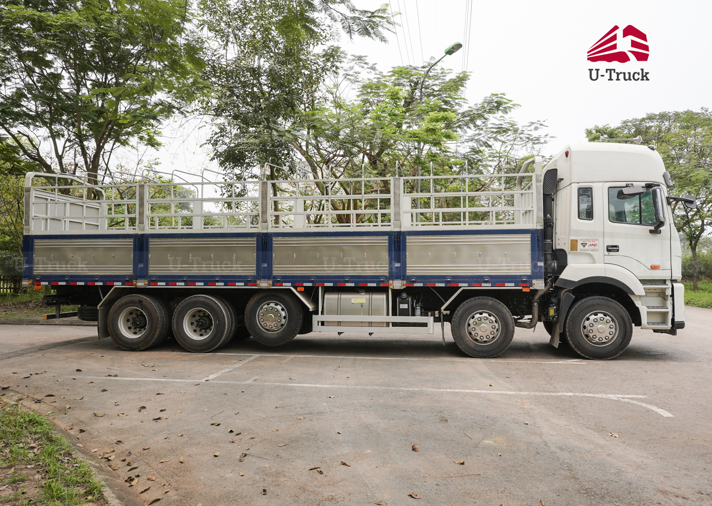 Xe tải JAC A5 10×4 thùng khung mui Nhập Khẩu 9M7