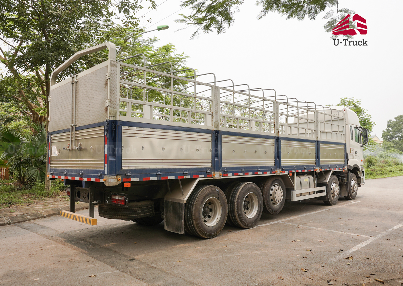 Xe tải JAC A5 10×4 thùng khung mui Nhập Khẩu 9M7