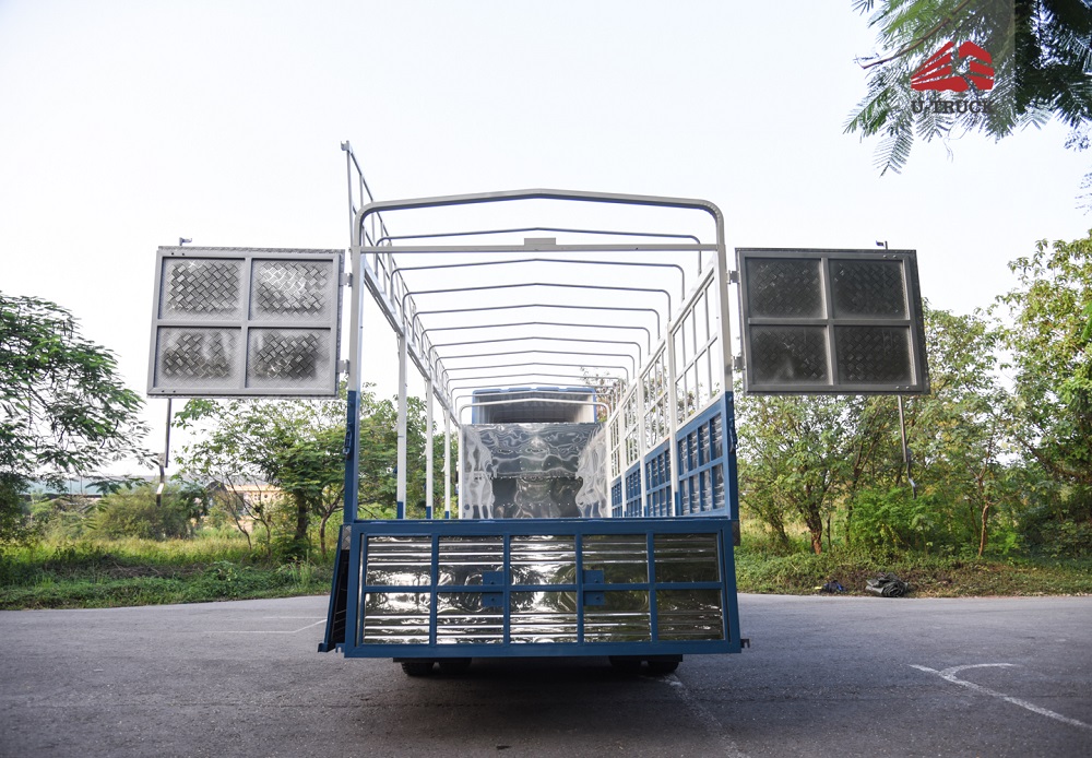 Xe tải JAC A5 4×2 khung mui nâng bửng hông 8m2