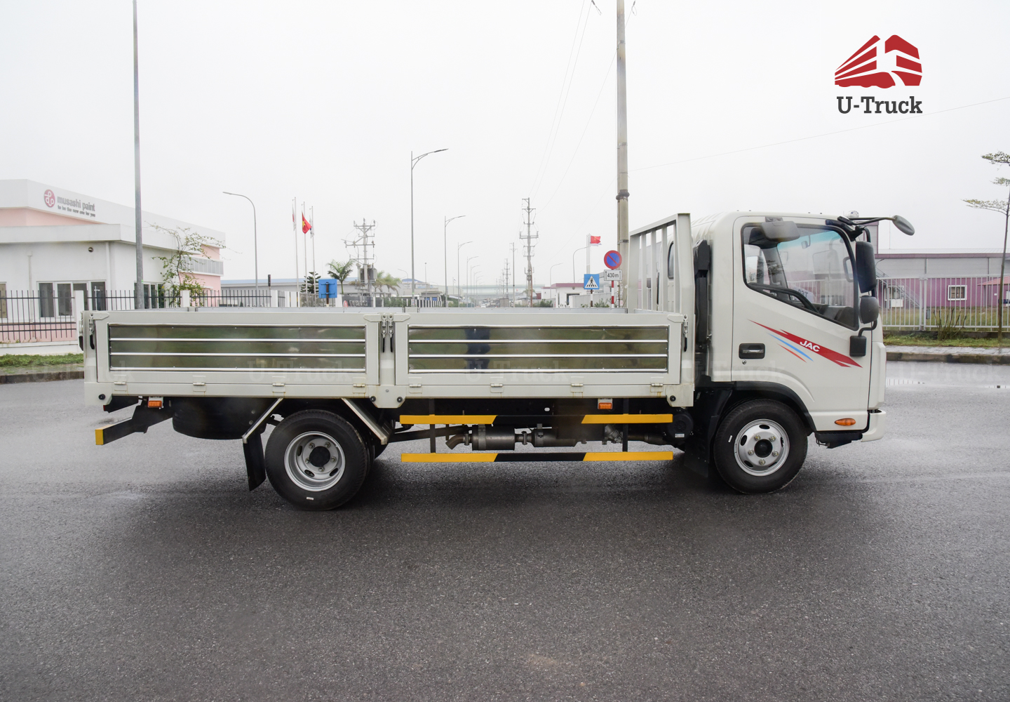 Xe tải JAC N350S thùng lửng 3T8