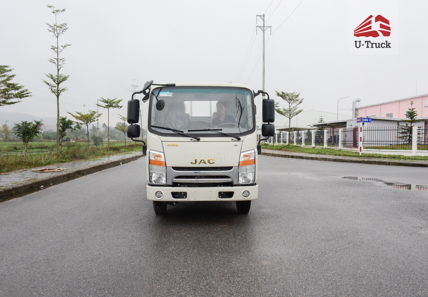 Xe tải JAC N350S thùng lửng 3T8