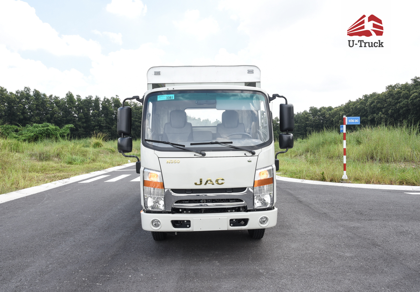 Xe tải JAC N350S Thùng trường lái 3T6