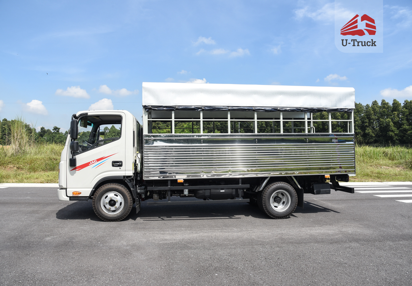 Xe tải JAC N350S Thùng trường lái 3T6