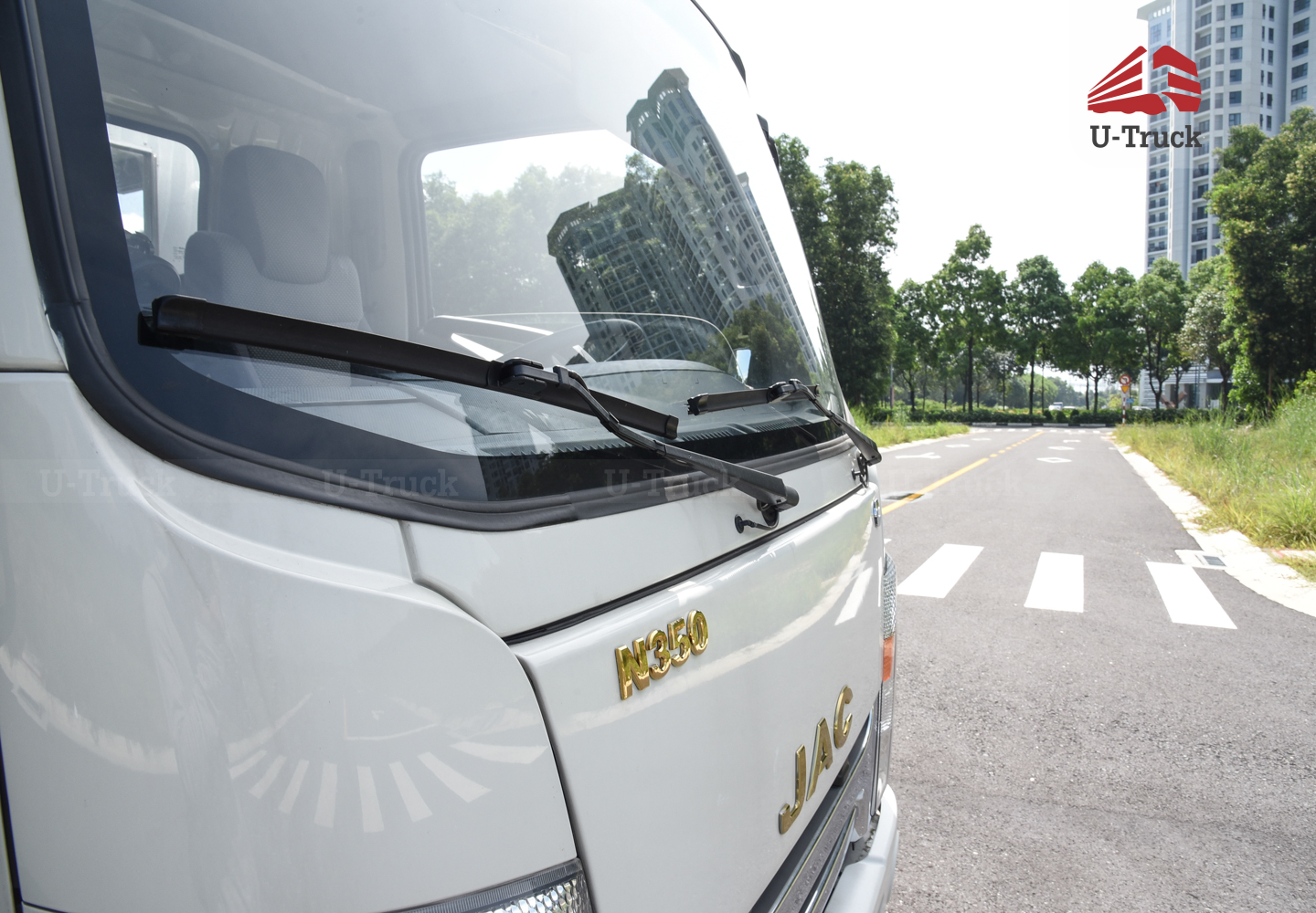 Xe tải JAC N350S Thùng trường lái 3T6