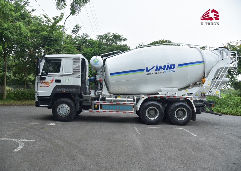 Xe trộn bê tông HOWO V7X 350 12M3