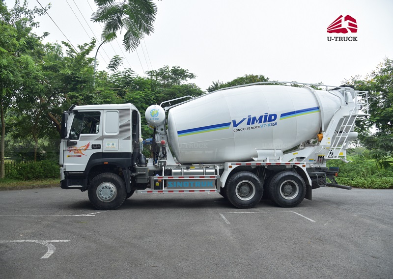 Xe trộn bê tông HOWO V7X 350 12M3